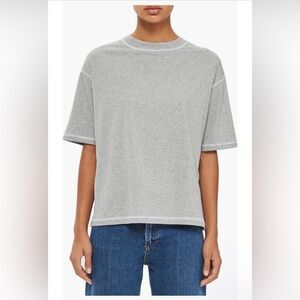 Topshop Contrast Stitch Boy Tee